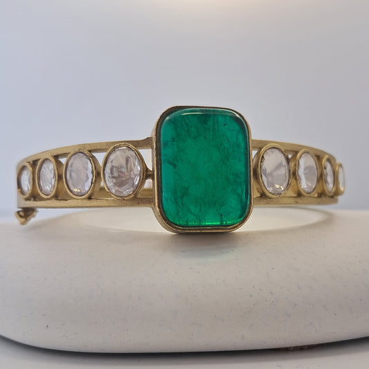 Emerald Kundan Bracelet