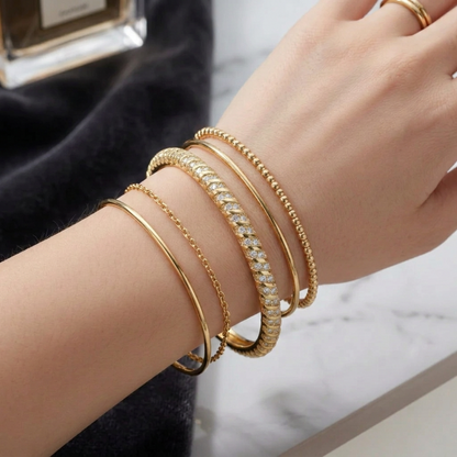 Twisted Sparkle Bracelet